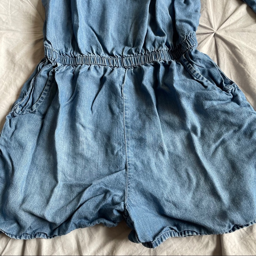 Justice open shoulder shorts romper - Picture 5 of 6